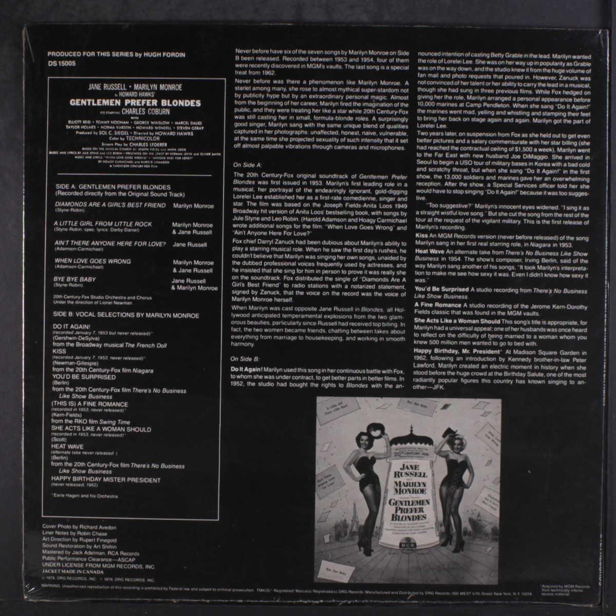 マリリン・モンロー　Never Before And Never Again Marilyn Monroe – Never Before And Never Again – CD